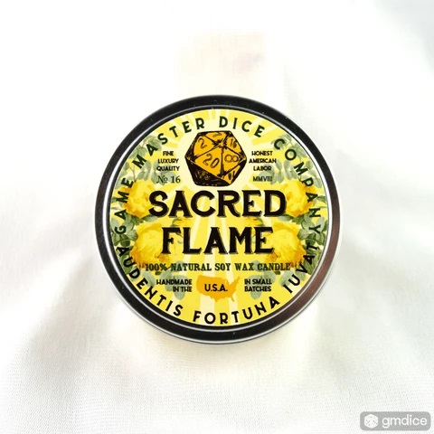 Sacred Flame Gaming Candle - 8oz.
